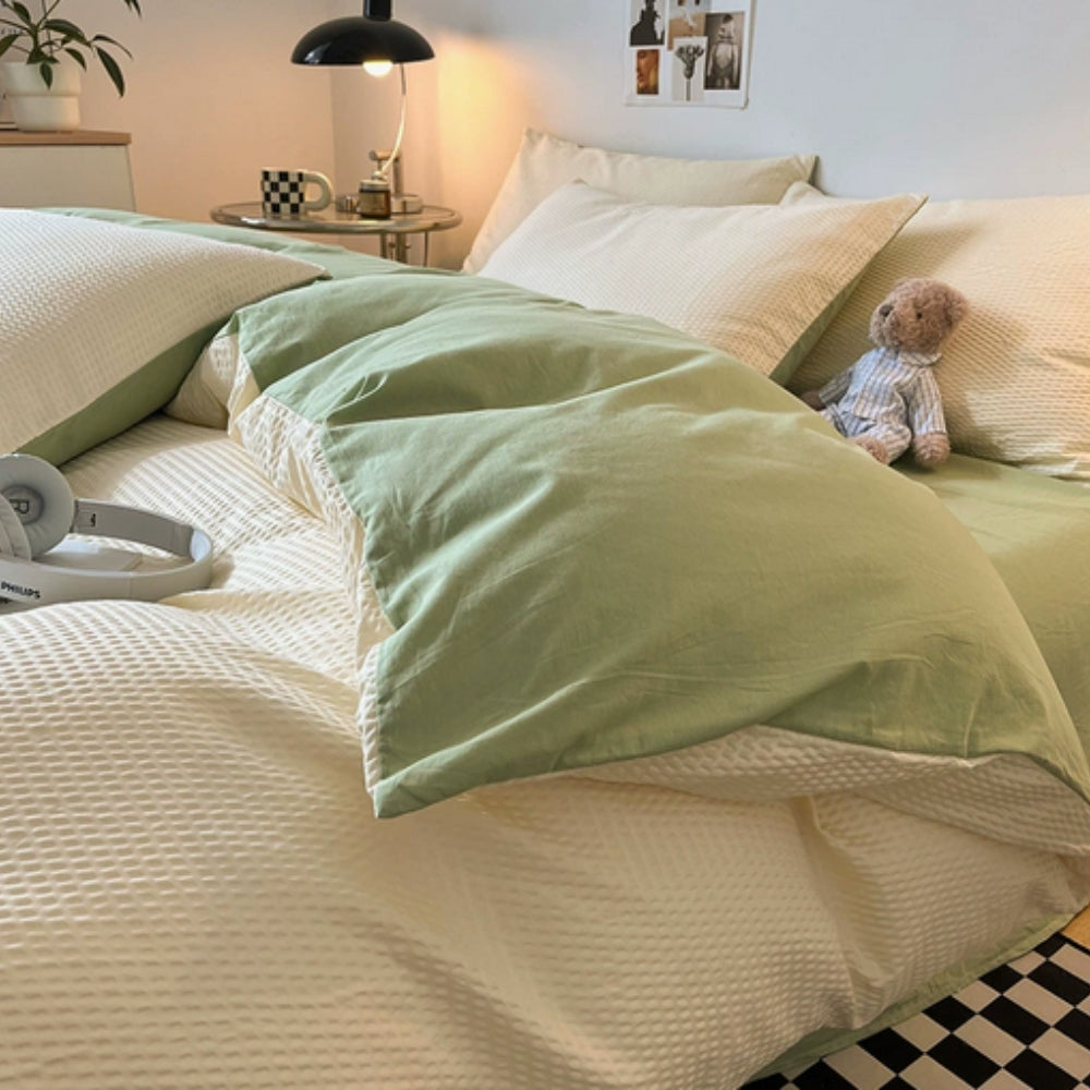 Beaumont Waffle Duvet Set