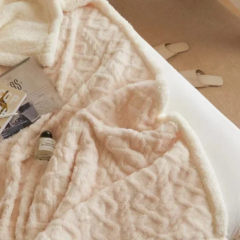 Thick Winter Lambswool Blanket