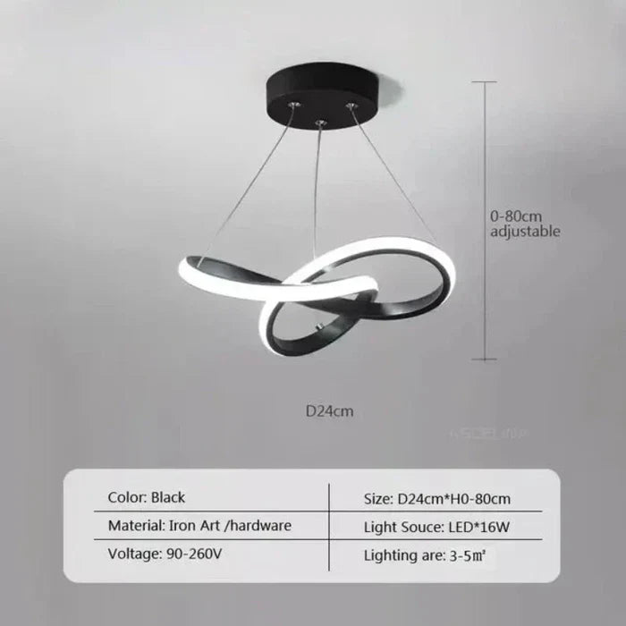 WaveGlow Modern LED Ceiling Lamp