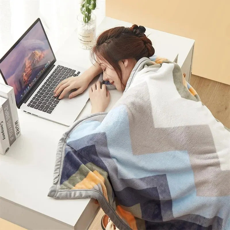 Cozy Flannel Throw Blanket