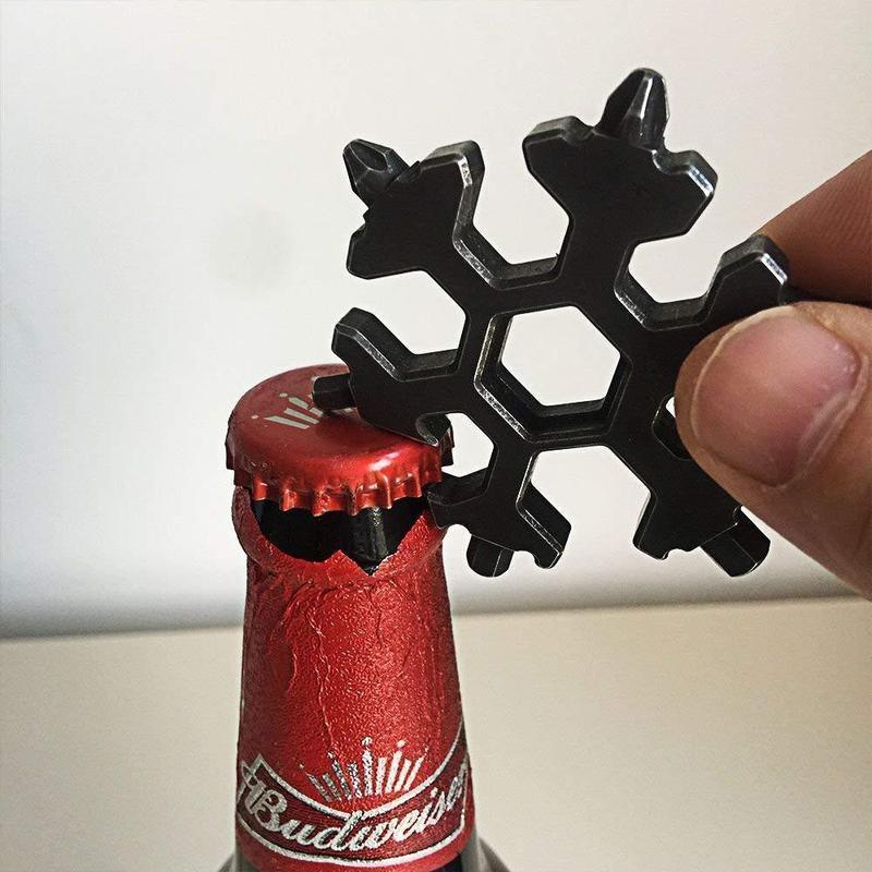 18-in-1 Edelstahl-Schneeflocken-Multitool