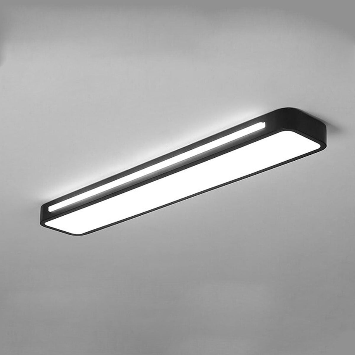 Deckenleuchte Acryl LED 48 cm flach für Flur Schlafzimmer modern