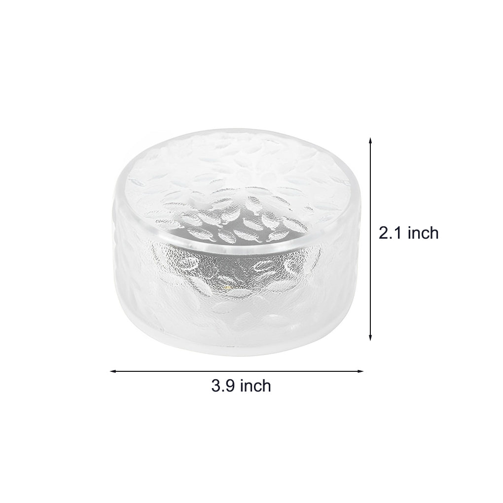 4er-Set integrierte LED-Eisblock-Leuchten für den Außenbereich