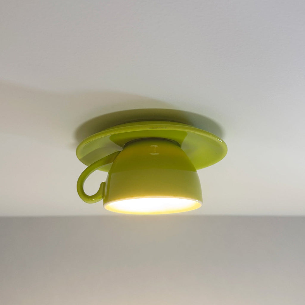 Deckenleuchte Keramik Kaffeetasse Form