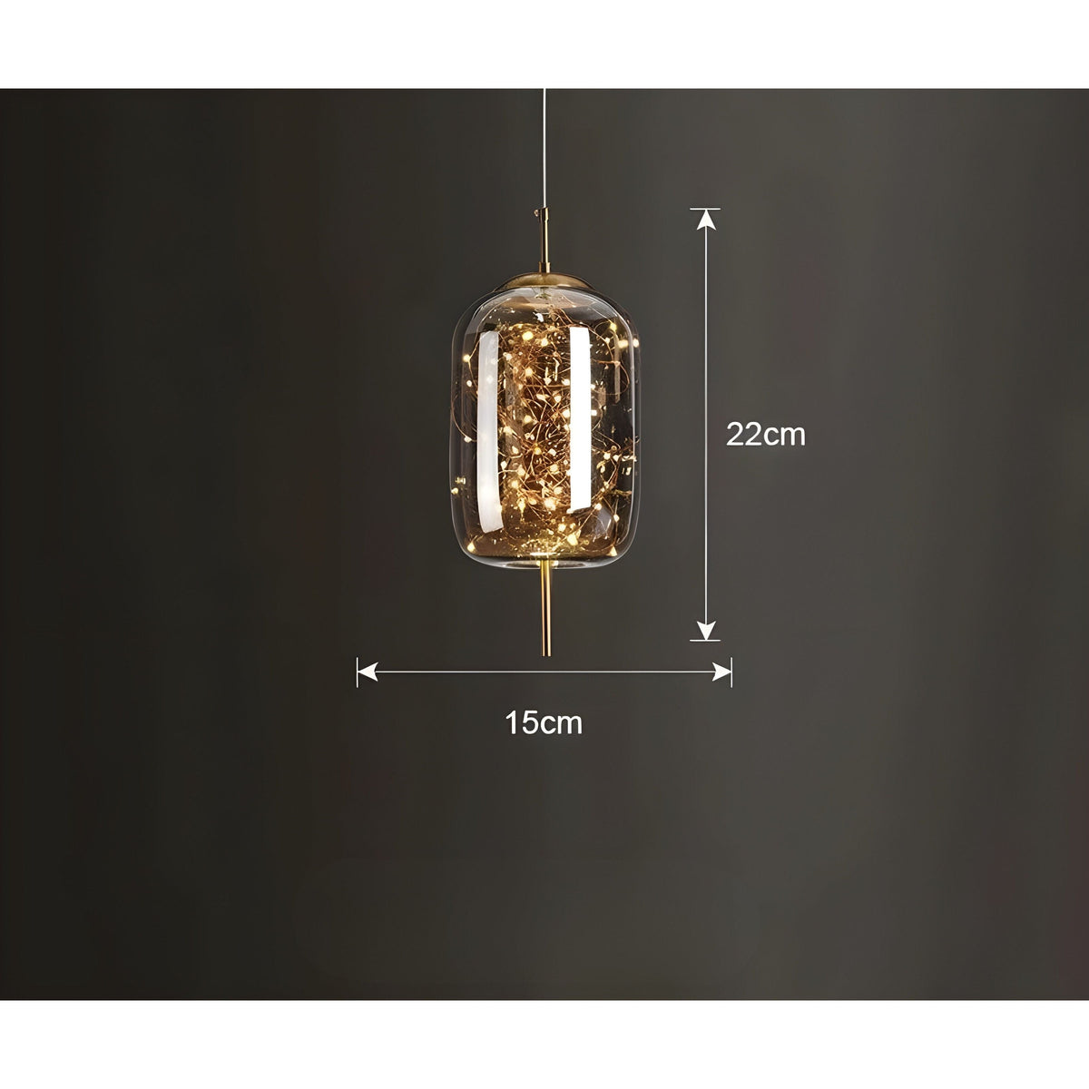 CrystalBeam Light - Modern LED Pendant Light Stars | Kalsten