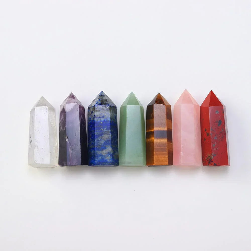 7 Chakra Steine Set Geschenk