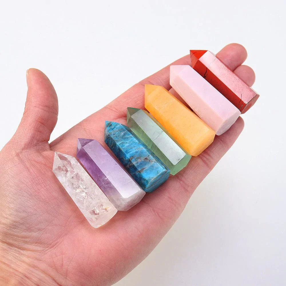 7 Chakra Steine Set Geschenk
