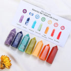 7 Chakra Steine Set Geschenk