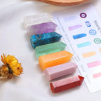 7 Chakra Steine Set Geschenk