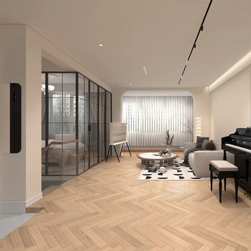 Solid Wood Parquet Contemporary Wood Deck Tiles