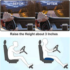 Auto-Sitzkissen Sitzerhöhung – Ergonomisches Sitzkissen mit Memory-Schaum