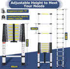 Teleskopleiter aus Aluminium bis 150kg