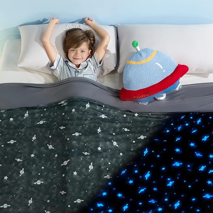 Leuchtende Kühl-Decke für Kinder