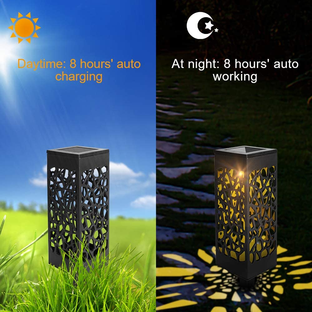 12X Solar LED-Wegeleuchten für den Garten