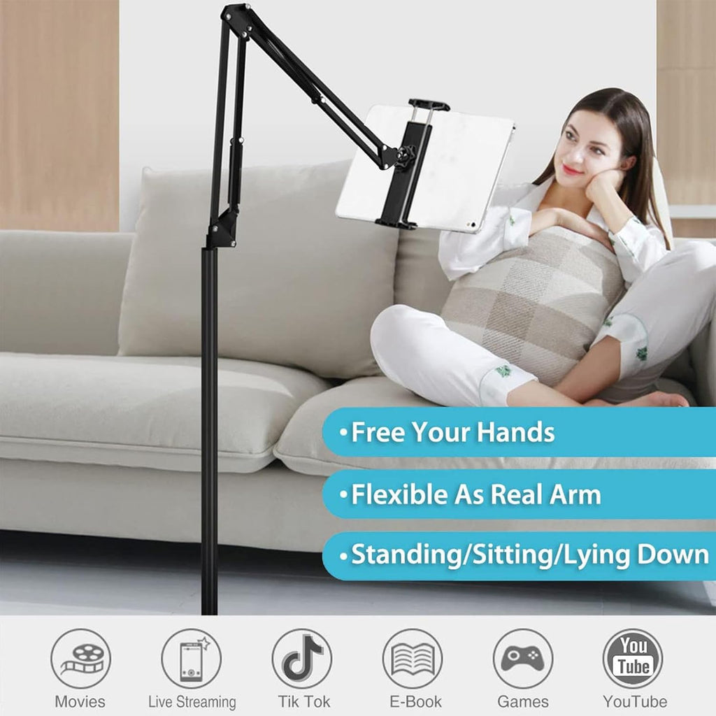 Adjustable 360° Phone and Tablet Floor Stand