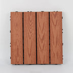 Wood deck board outdoor non-slip embossed floor panel