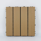 Wood deck board outdoor non-slip embossed floor panel
