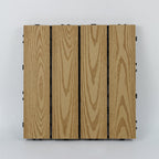 Wood deck board outdoor non-slip embossed floor panel