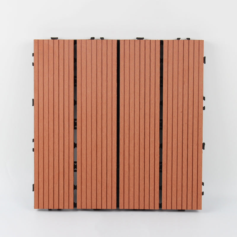Wood deck board outdoor non-slip embossed floor panel