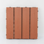 Wood deck board outdoor non-slip embossed floor panel
