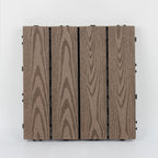Wood deck board outdoor non-slip embossed floor panel