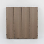Wood deck board outdoor non-slip embossed floor panel