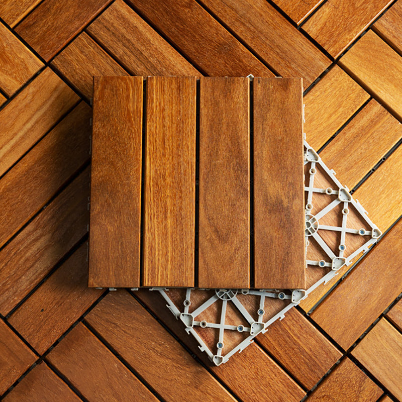 Interlocking Wood Deck Tiles