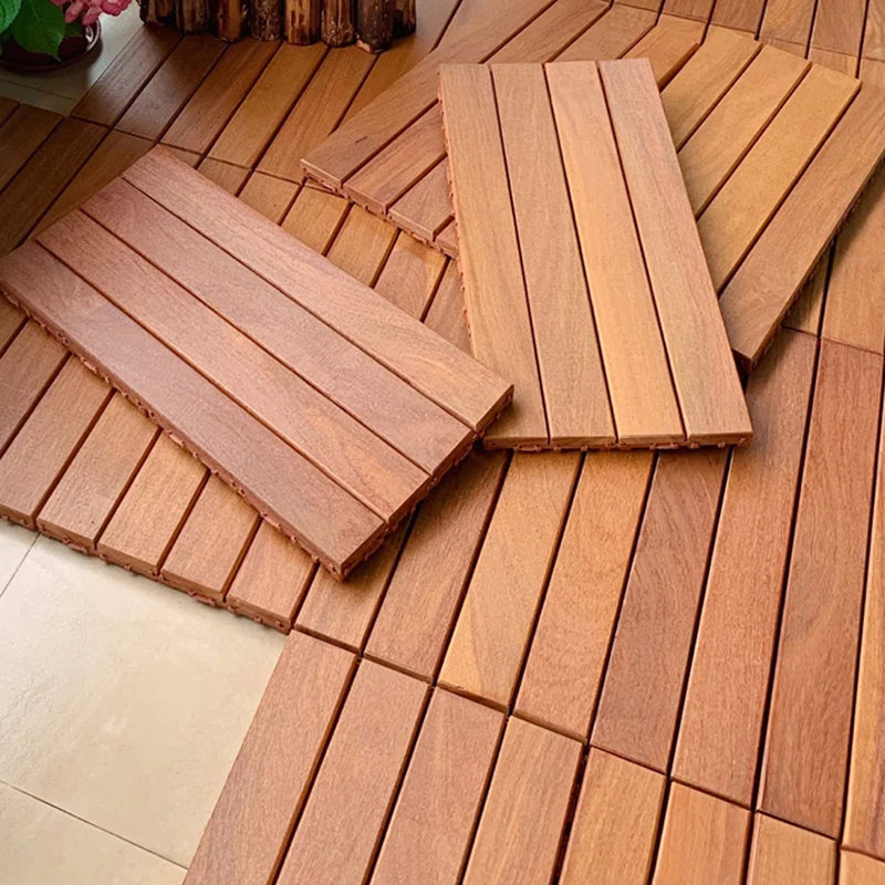 Interlocking Wood Deck Tiles