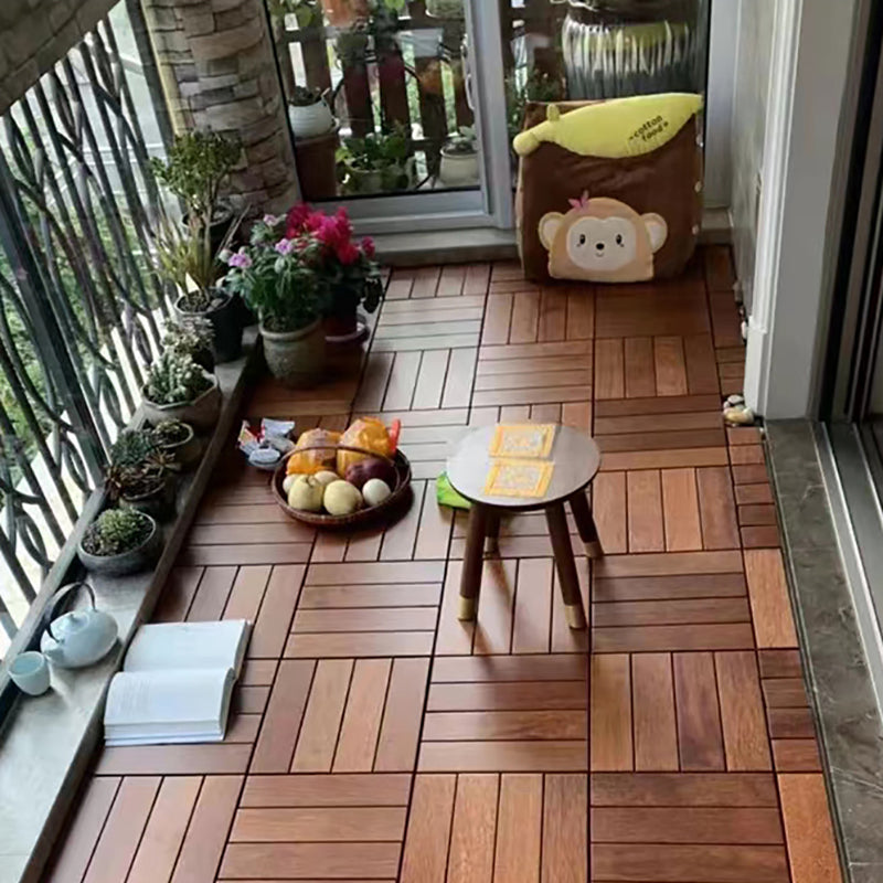 Interlocking Wood Deck Tiles