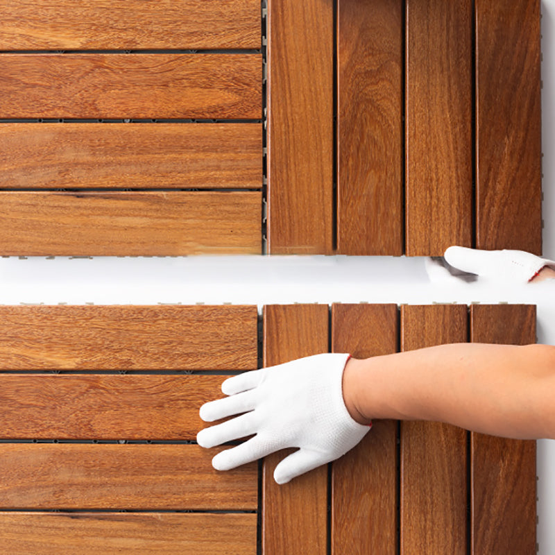 Interlocking Wood Deck Tiles