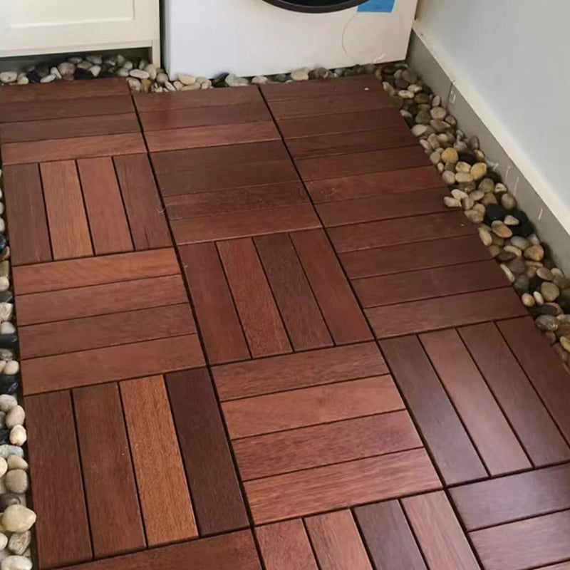 Interlocking Wood Deck Tiles