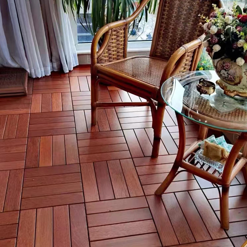Interlocking Wood Deck Tiles