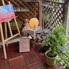 Interlocking Wood Deck Tiles