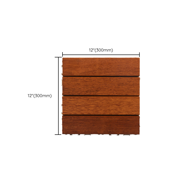 Interlocking Wood Deck Tiles