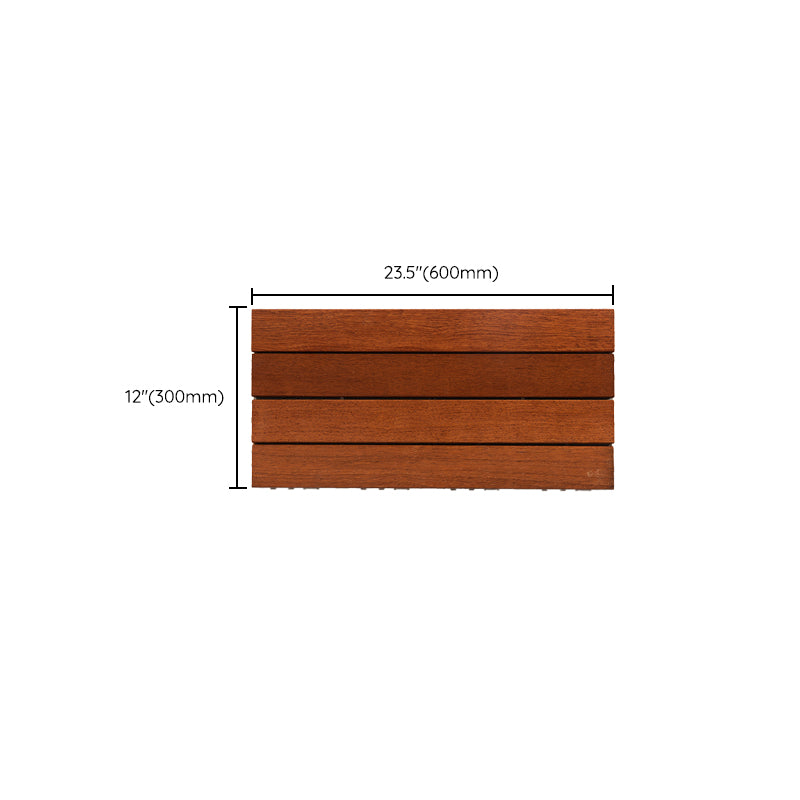 Interlocking Wood Deck Tiles