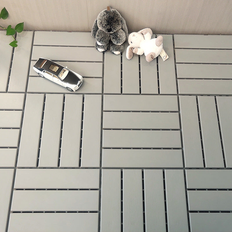 4-Slat 12" x 12" PVC Floor Tiles