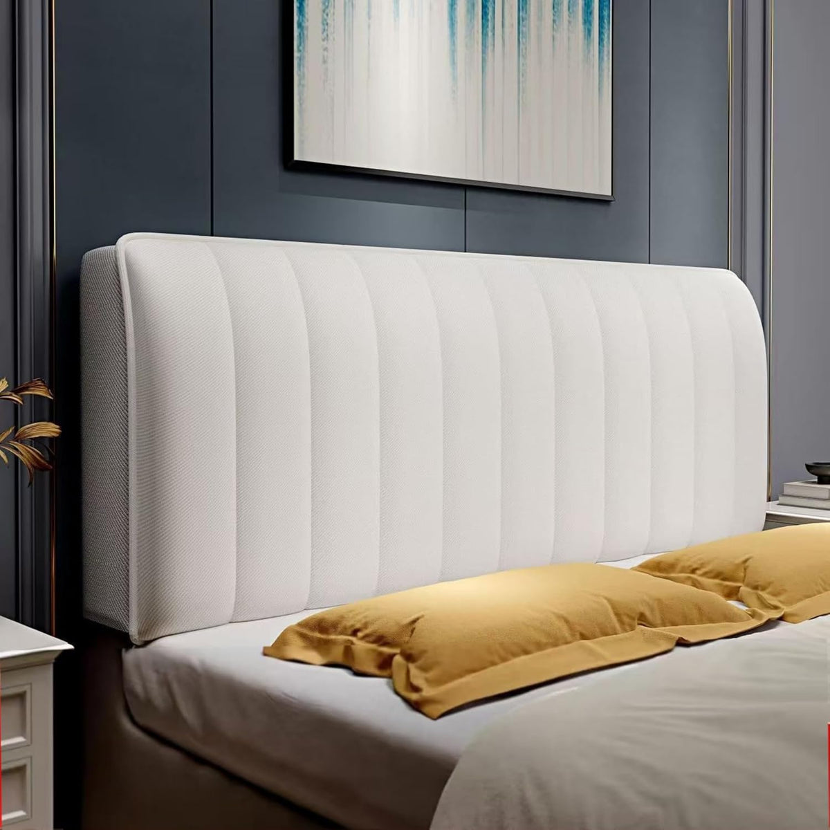 Velvety Soft Headboard Cover