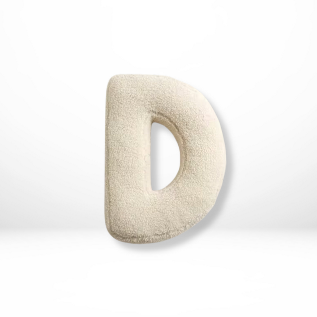 Alphabet Cushion Velura – Soft Velvet Decorative Cushion
