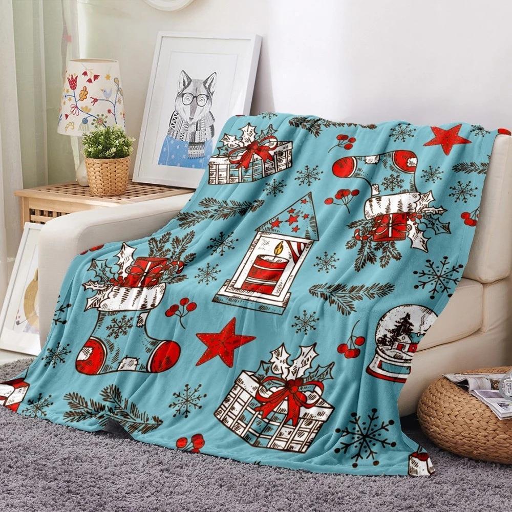 Christmas Printing Flannel Blanket