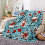 Christmas Printing Flannel Blanket