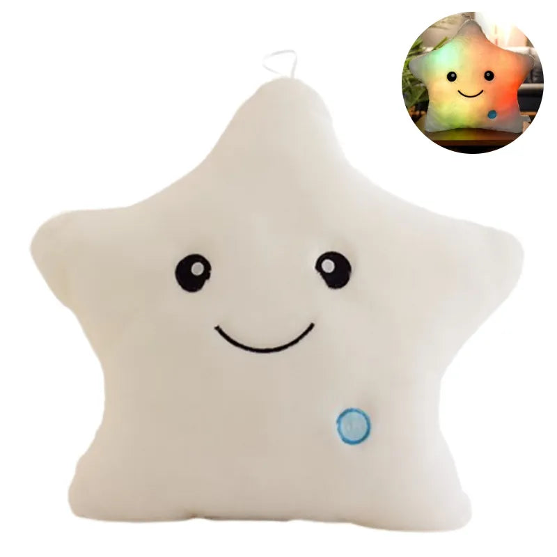 Bright LED Star Cuddly Pillow for Kids