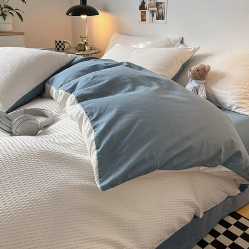 Beaumont Waffle Duvet Set