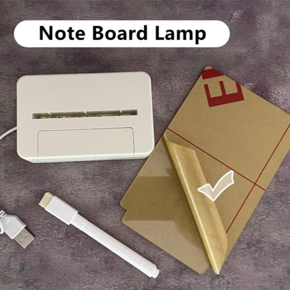 Kreative Notiztafel-LED-Tischleuchte