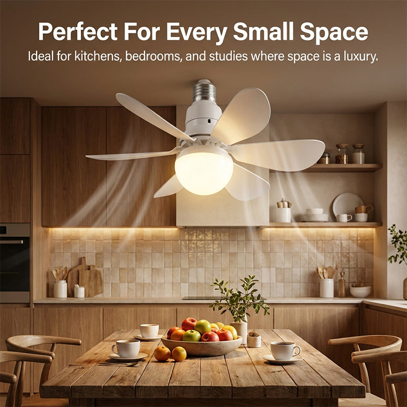 Modern Low Profile Ceiling Fan Light