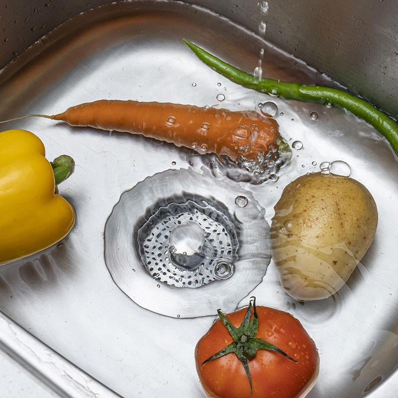 Upgrade 3-in-1 Kitchen Sink Drain Strainer