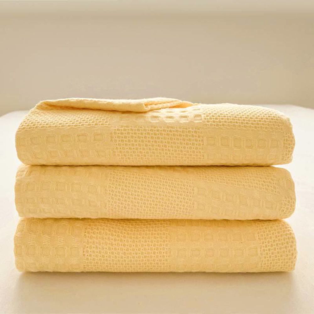 Organic Cotton Waffle Blanket