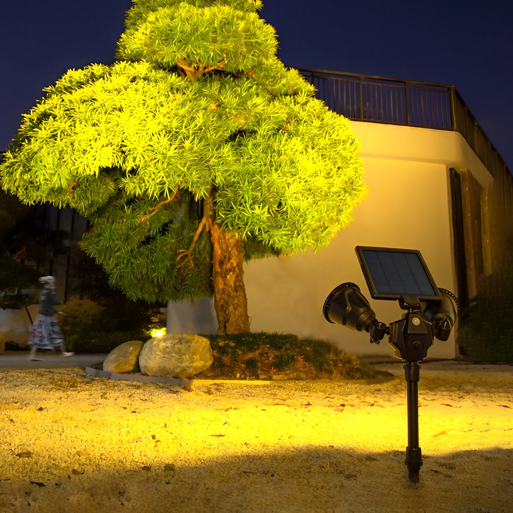 Wasserdichte Solar-Gartenleuchten mit Bewegungssensor