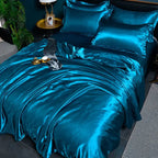 Luxury Solid Satin Duvet Cover