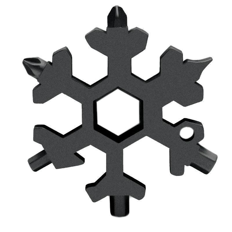 18-in-1 Edelstahl-Schneeflocken-Multitool