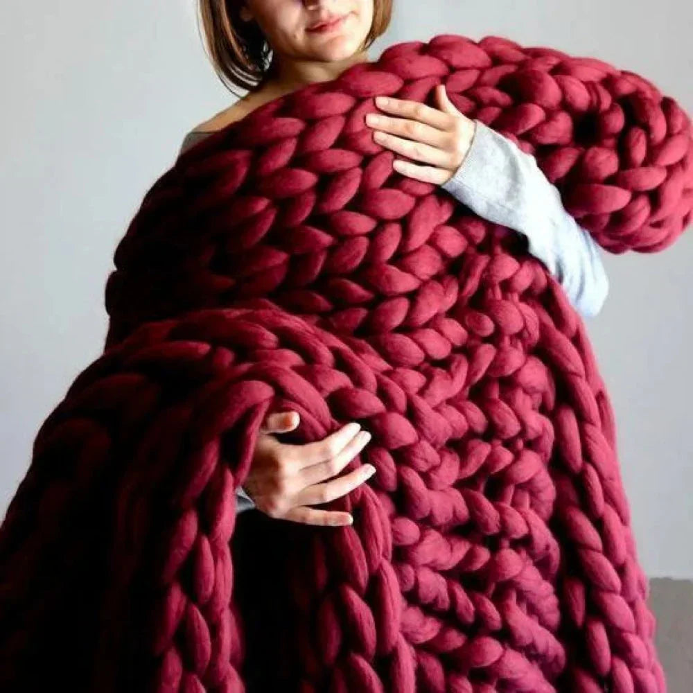 DIY Chunky XL Garn 1000 Gramm für weiche Decken